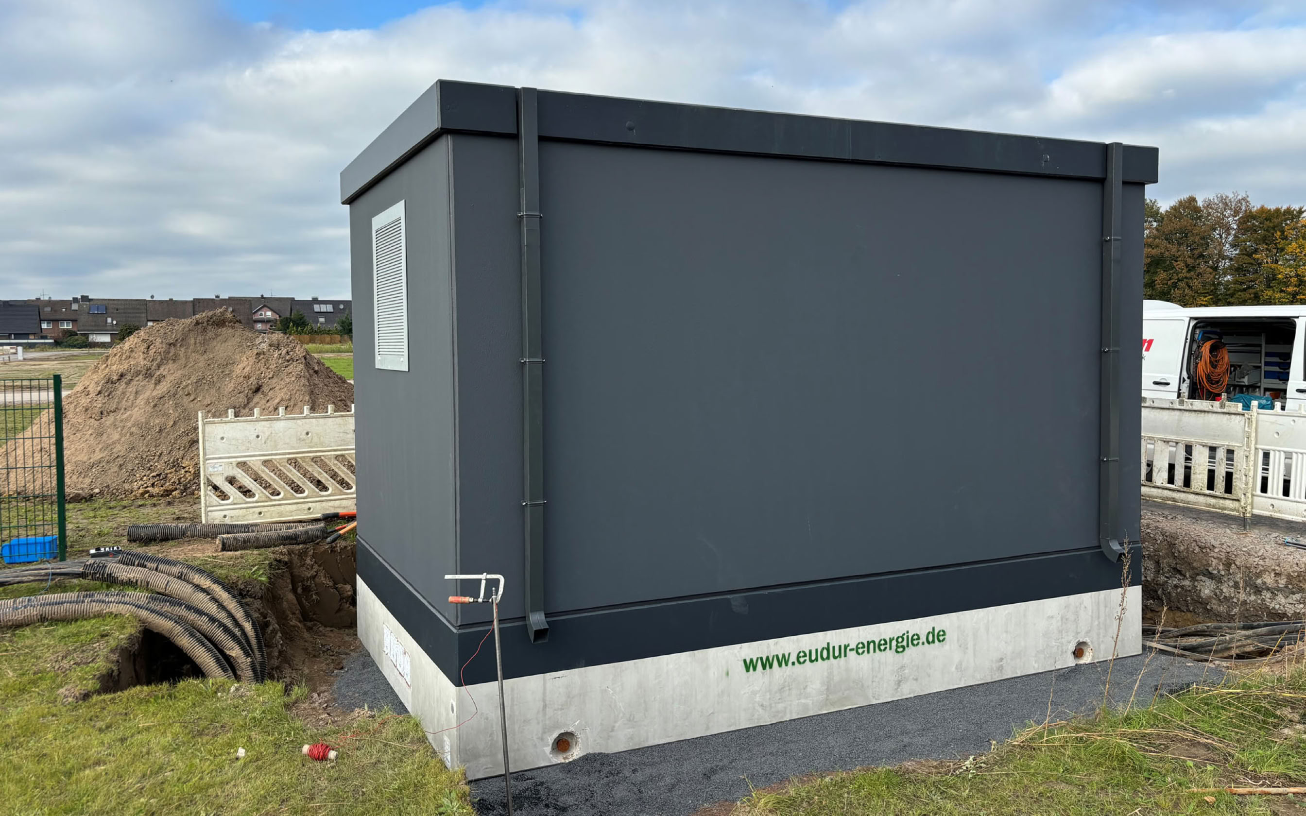 Errichtung eines begehbaren Stationsgebäudes für Dülmen