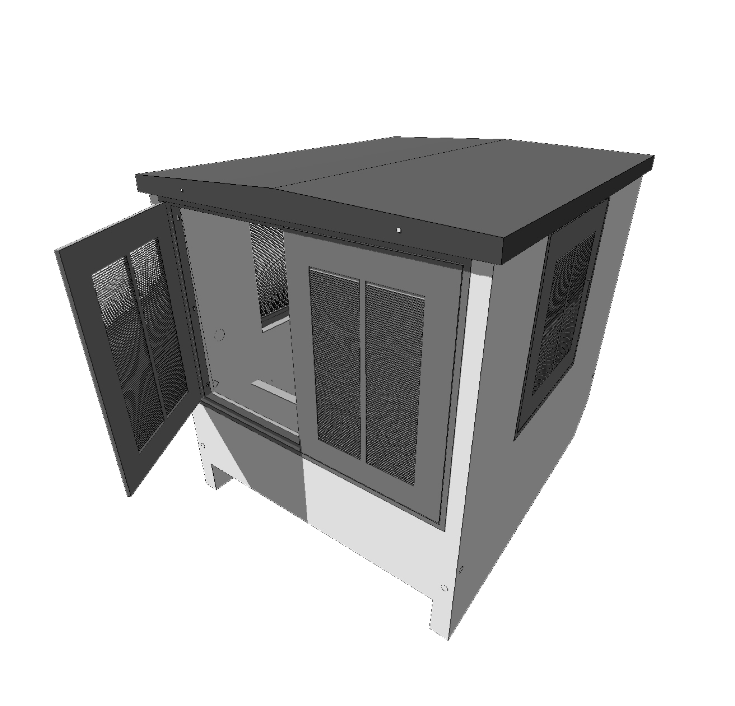 3D-Zeichnung einer Kompaktstation K 250 300